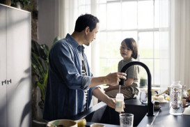 Змішувач для кухні Hansgrohe Aqittura M91 SodaSystem 210 висувний вилив sbox стартовий набір матовий чорний 76836670