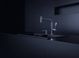 Змішувач для кухні Hansgrohe Axor Citterio з витяжним душем хром 39862000