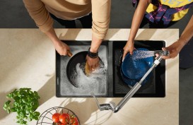 Смеситель для кухни Hansgrohe Metris M71 320 2jet с вытяжным изливом однорычажный сталь 73801800