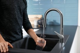 Змішувач для кухні Hansgrohe Talis M51 160 2jet з витяжним виливом змішувач сталь 73850800