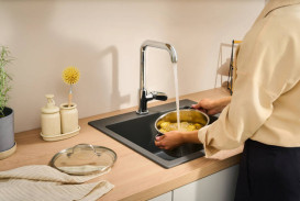 Смеситель для кухни Hansgrohe Vernis Blend M35 однорычажный хром 71857000