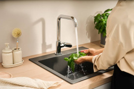 Смеситель для кухни Hansgrohe Vernis Blend M35 однорычажный хром 71857000