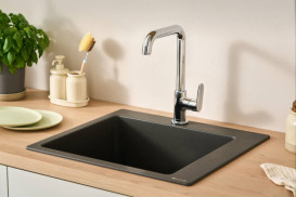 Смеситель для кухни Hansgrohe Vernis Blend M35 однорычажный хром 71857000