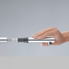 Смеситель для кухни Kludi L-ine S однорычажный хром/черный матовый 408518775