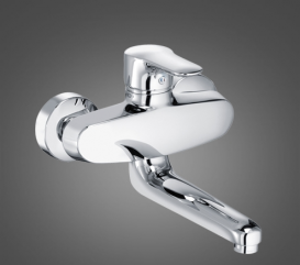 Смеситель для кухни Kludi Objekta однорычажный настенный хром 328820575