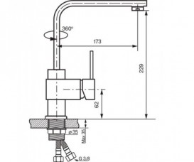 Змішувач для кухні Koller Pool Design Plus змішувач латунь хром DS0400