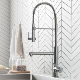 Смеситель для кухни Kraus Artec Pro однорычажный латунь хром KPF-1603CH