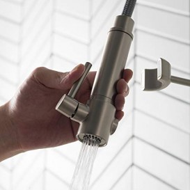 Смеситель для кухни Kraus Artec Pro однорычажный нержавеющая сталь KPF-1603SFS