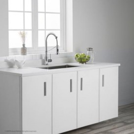 Смеситель для кухни Kraus Bolden пружинный однорычажный хром KPF-1610CH