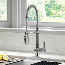 Смеситель для кухни Kraus Britt под фильтр латунь хром KFF-1691CH