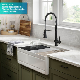 Змішувач для кухні Kraus Britt під фільтр латунь чорний KFF-1691MB