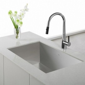 Смеситель для кухни Kraus Crespo однорычажный хром KPF-2720CH