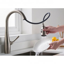 Змішувач для кухні Kraus Esina змішувач нержавіюча сталь KPF-1670SFS