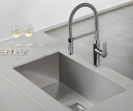 Смеситель для кухни Kraus Nola однорычажный хром KPF-1640CH