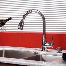 Смеситель для кухни Kraus однорычажный хром KPF-2230CH