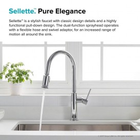 Змішувач для кухні Kraus Sellette змішувач хром KPF-1680CH