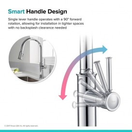 Змішувач для кухні Kraus Sellette змішувач хром KPF-1680CH