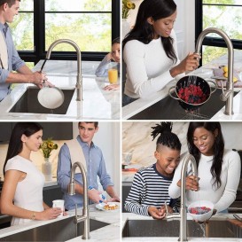 Змішувач для кухні Kraus Sellette змішувач нержавіюча сталь KPF-1680SFS