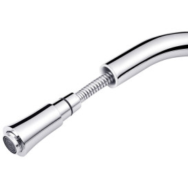 Смеситель для кухни Kroner KRM 11-013F с выдвижным изливом хром CV027263