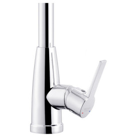 Змішувач для кухні Kroner KRM 11-013F з висувним виливом хром CV027263