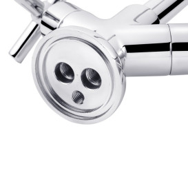 Змішувач для кухні Kroner KRM Aller-C030 двовентильний хром CV012064