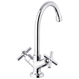 Змішувач для кухні Kroner KRM Aller-C030 двовентильний хром CV012064