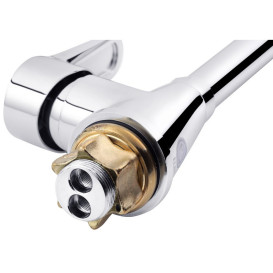 Змішувач для кухні Kroner KRM Elbe-C030 одноважільний хром CV012072