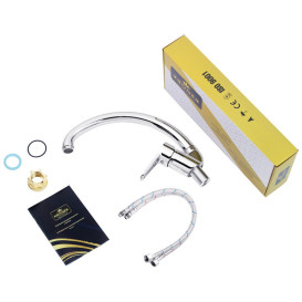 Змішувач для кухні Kroner KRM Elbe-C032 одноважільний хром CV016436