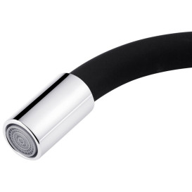 Змішувач для кухні Kroner KRM Odra-C032BLK одноважільний хром/чорний CV021167