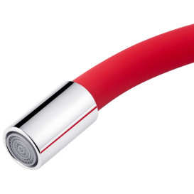 Змішувач для кухні Kroner KRM Odra-C032RED одноважільний хром/червоний CV021172