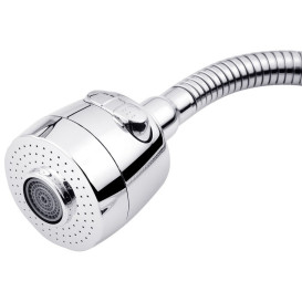 Змішувач для кухні Kroner KRM Odra-C038-1 з гнучким виливом хром CV021194