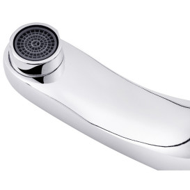 Смеситель для кухни Kroner KRM Rhein-C010 двухвентильный хром CV018074