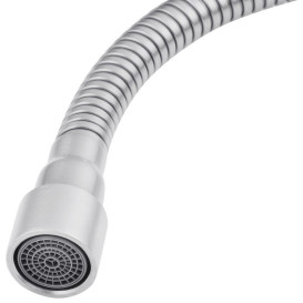 Змішувач для кухні Kroner KRP Edelstahl Klassisch-ESG035-1 із гнучким виливом нікель CV023002