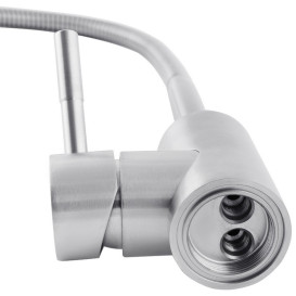 Змішувач для кухні Kroner KRP Edelstahl Klassisch-ESG035-1 із гнучким виливом нікель CV023002