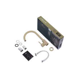 Смеситель для кухни Kroner KRP Edelstahl Klassisch-MAR035 однорычажный песочный CV023006