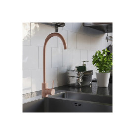 Смеситель для кухни Kroner KRP Edelstahl Klassisch-MAR035 однорычажный песочный CV023006