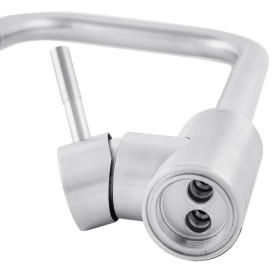 Змішувач для кухні Kroner KRP Edelstahl Klassisch-ESG037 нікель одноважільний CV023001