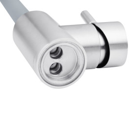 Змішувач для кухні Kroner KRP Edelstahl Klassisch-ESG035GRA з гнучким виливом нікель/сірий CV024354