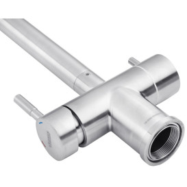 Смеситель для кухни Kroner KRP Edelstahl Klassisch-ESG03811 под фильтр никель CV027932