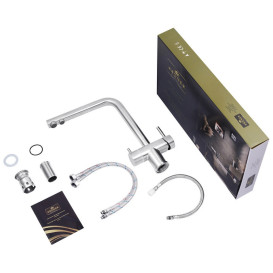 Смеситель для кухни Kroner KRP Edelstahl Klassisch-ESG03811 под фильтр никель CV027932