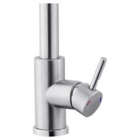 Смеситель для кухни Kroner KRP Edelstahl Klassisch-ESG03915 с выдвижным изливом нержавеющая сталь CV032281