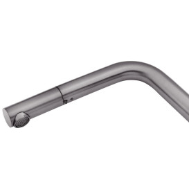 Смеситель для кухни Kroner KRP Edelstahl Klassisch-PVD03918V с выдвижным изливом графит CV032285