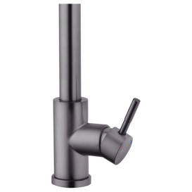 Смеситель для кухни Kroner KRP Edelstahl Klassisch-PVD03918V с выдвижным изливом графит CV032285