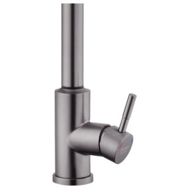 Смеситель для кухни Kroner KRP Edelstahl Klassisch-PVD03916S с выдвижным изливом сенсорный графит CV032496