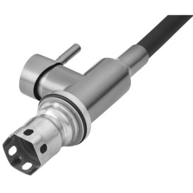 Смеситель для кухни Kroner KRP Edelstahl Klassisch-PVD031BLK с гибким изливом графит/черный CV035373