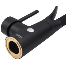 Смеситель для кухни Kroner KRP Ersel-SCH03393BLK с рефлекторным изливом черный CV033799