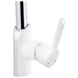 Змішувач для кухні Kroner KRP Essen-W030 одноважільний хром/білий CV024334