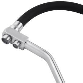 Смеситель для кухни Kroner KRP Klassisch-ESG03817BLK под фильтр нержавеющая сталь/черный CV027936