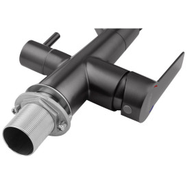 Смеситель для кухни Kroner KRP Klassisch-PVD03817BLK под фильтр графит CV031898