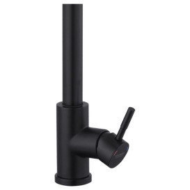 Смеситель для кухни Kroner KRP Klassisch-SCH03915 с выдвижным изливом черный CV032282